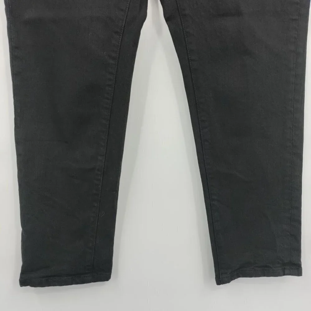 Kate Spade Broome Street Mid-Rise Crop Skinny Jeans Stretch 29 Women Black